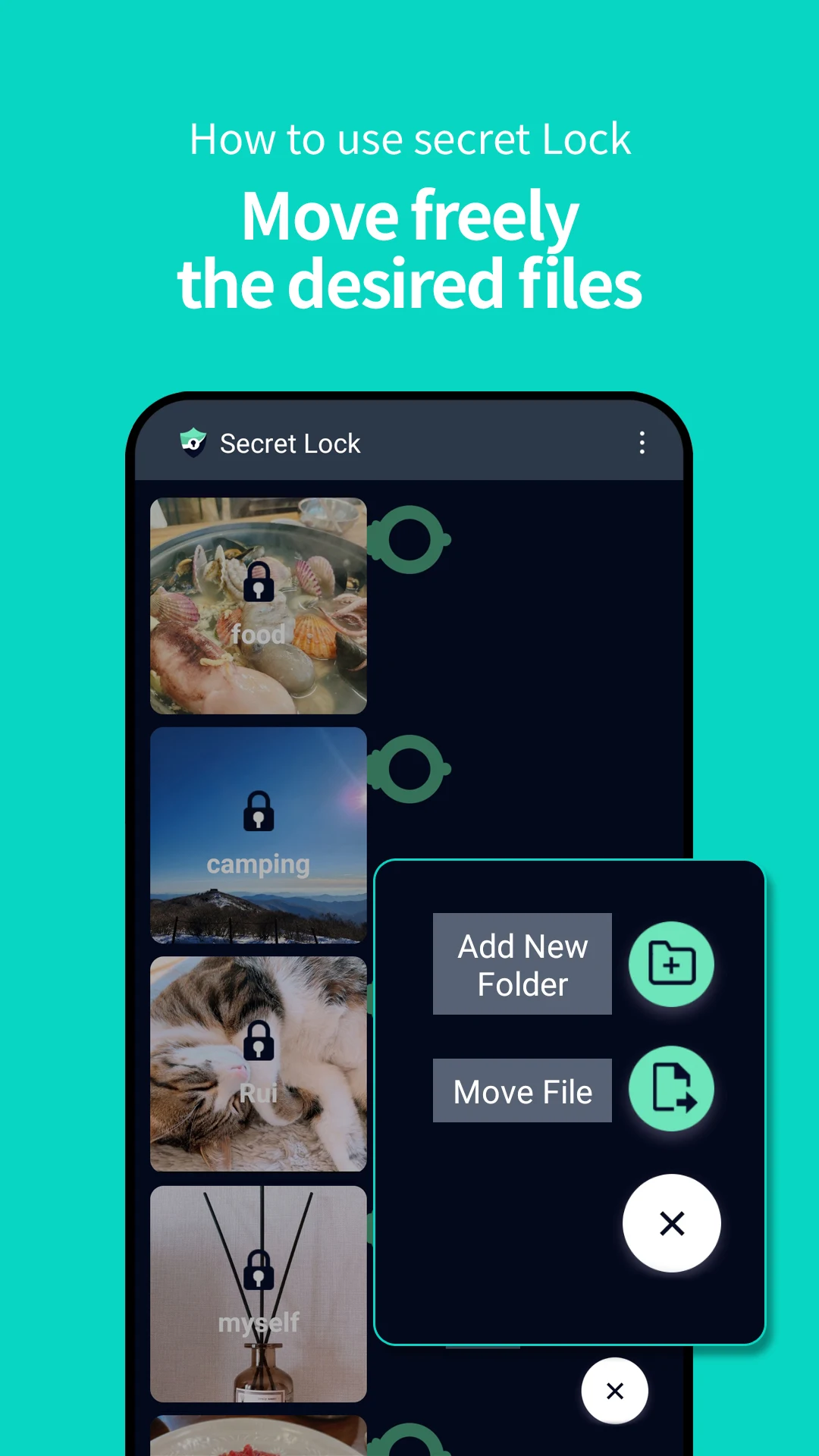Secret Lock-Hide photo, video screenshot