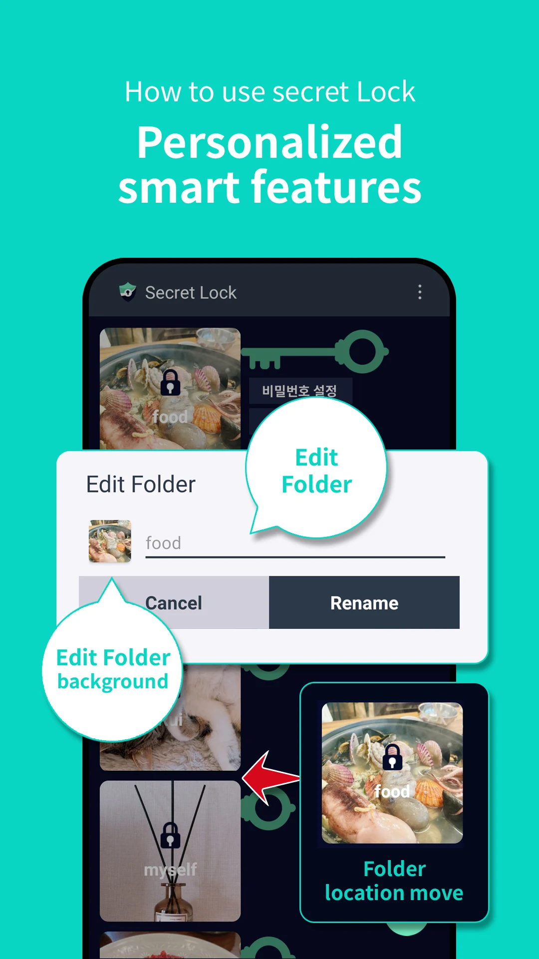 Secret Lock-Hide photo, video screenshot